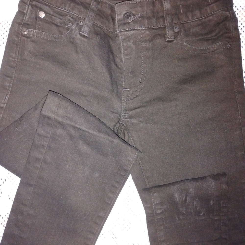 Ralph Lauren Women's Dark Gray Skinny Jeans